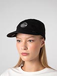 Бейсболка DJINNS арт. 5P Soft Flat Cap Summer Knit (черный)